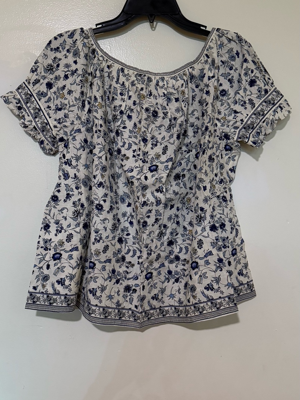 MAX STUDIO FLORAL PRINT BLOUSE - Picture 5 of 8